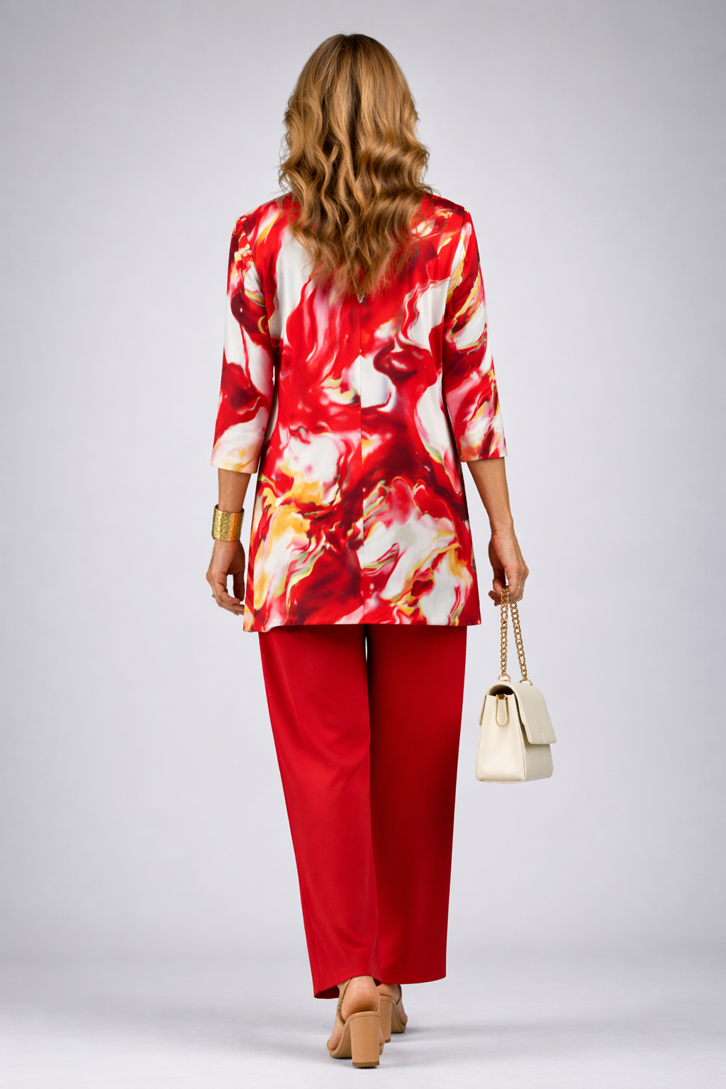 Gelsey | Ensemble 3 pièces rouge