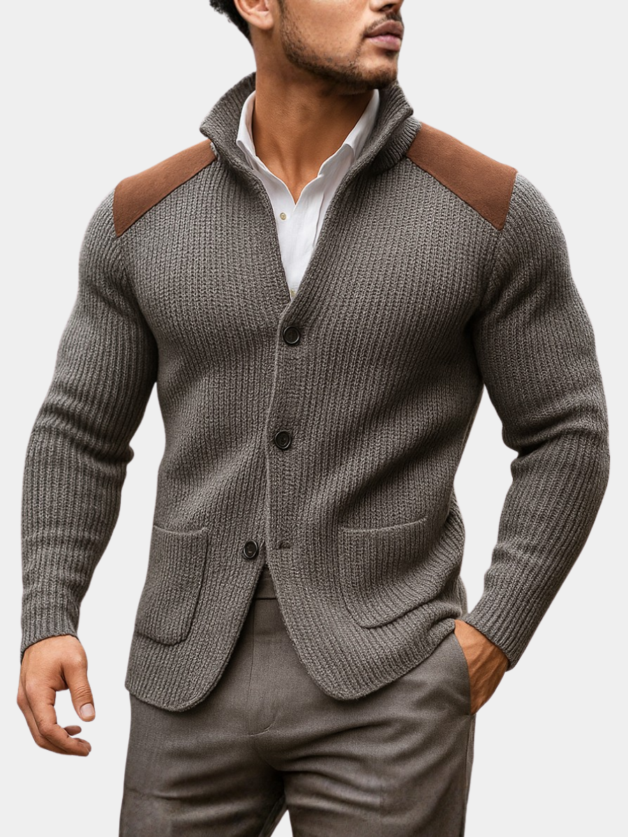 Blazer en maille texturée
