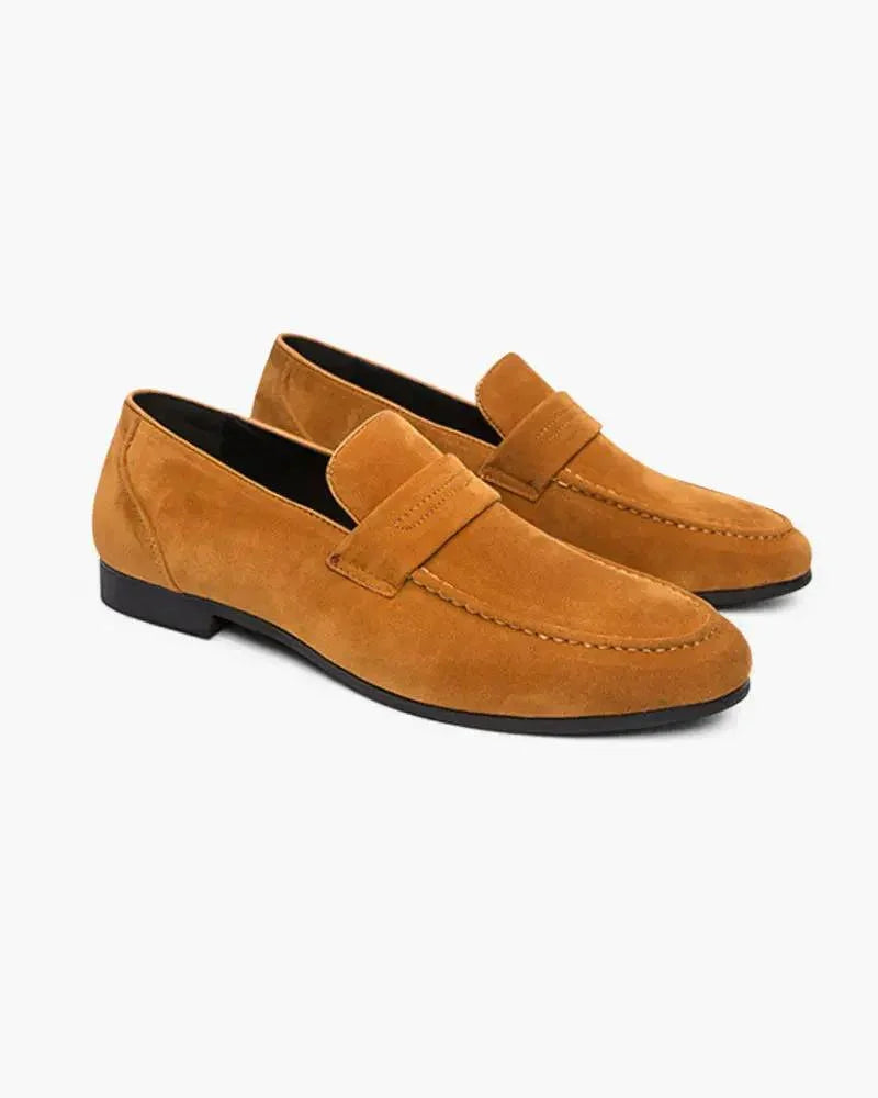 Mocassins penny en daim