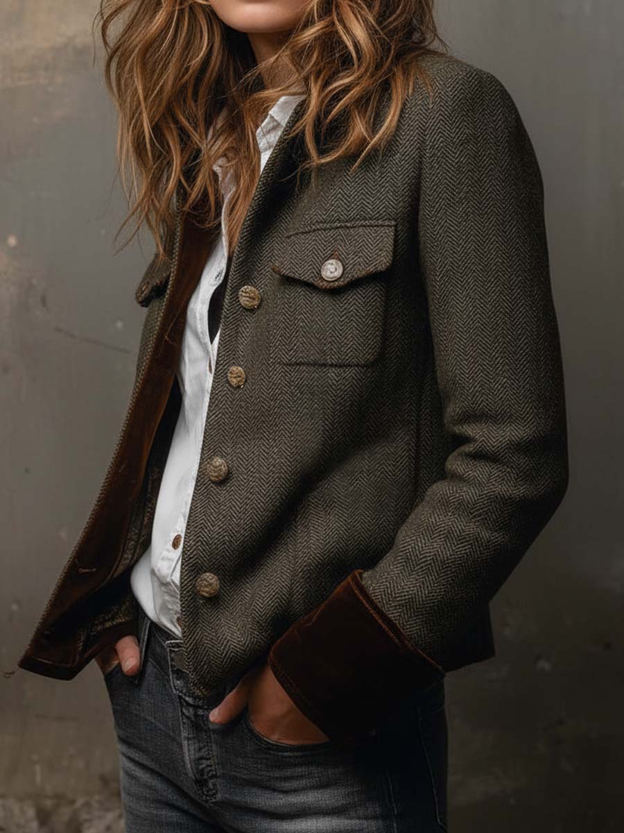 Vivienne, blazer femme porté – AvoraVarelle
