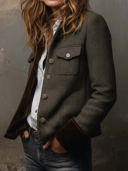 Vivienne, blazer femme porté – AvoraVarelle
