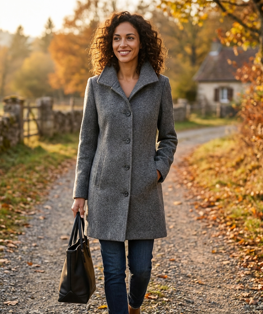 Clémence | Manteau chaud mi-long