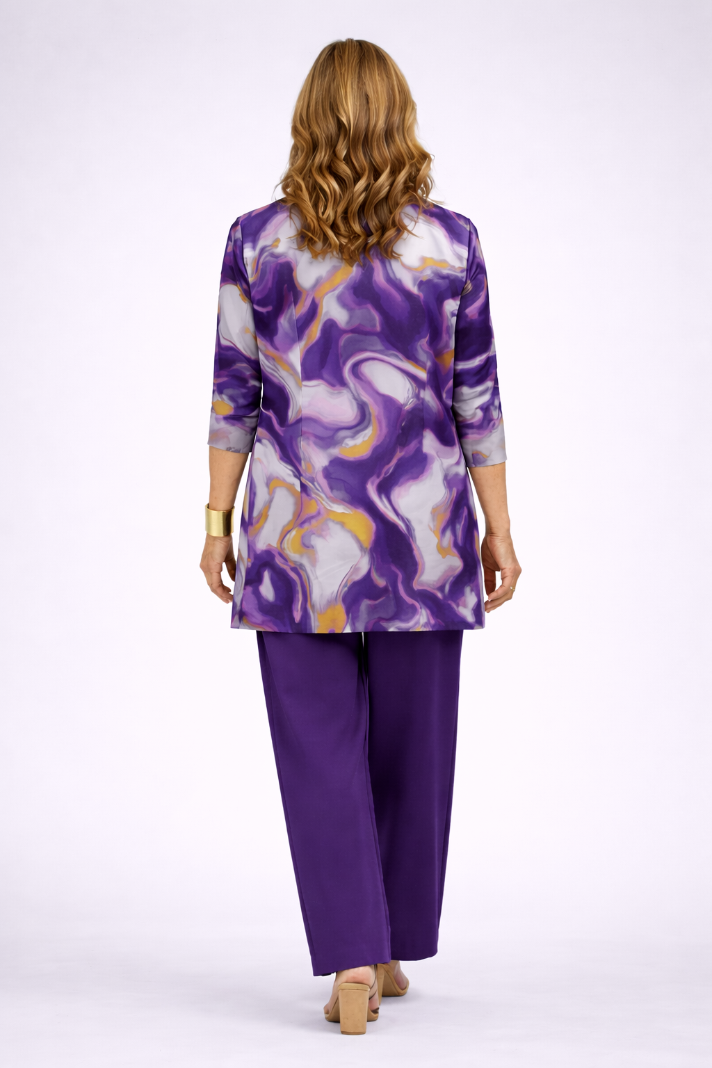 Gavina | Ensemble 3 pièces violet