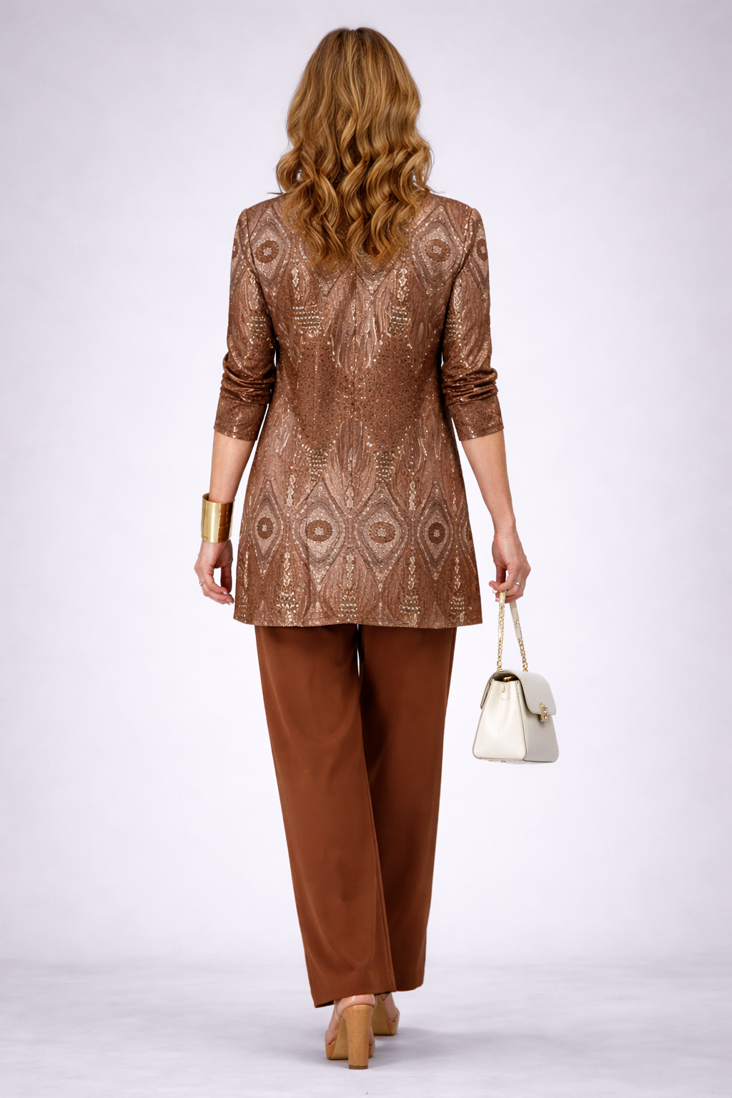 Glenna | Ensemble 3 pièces marron