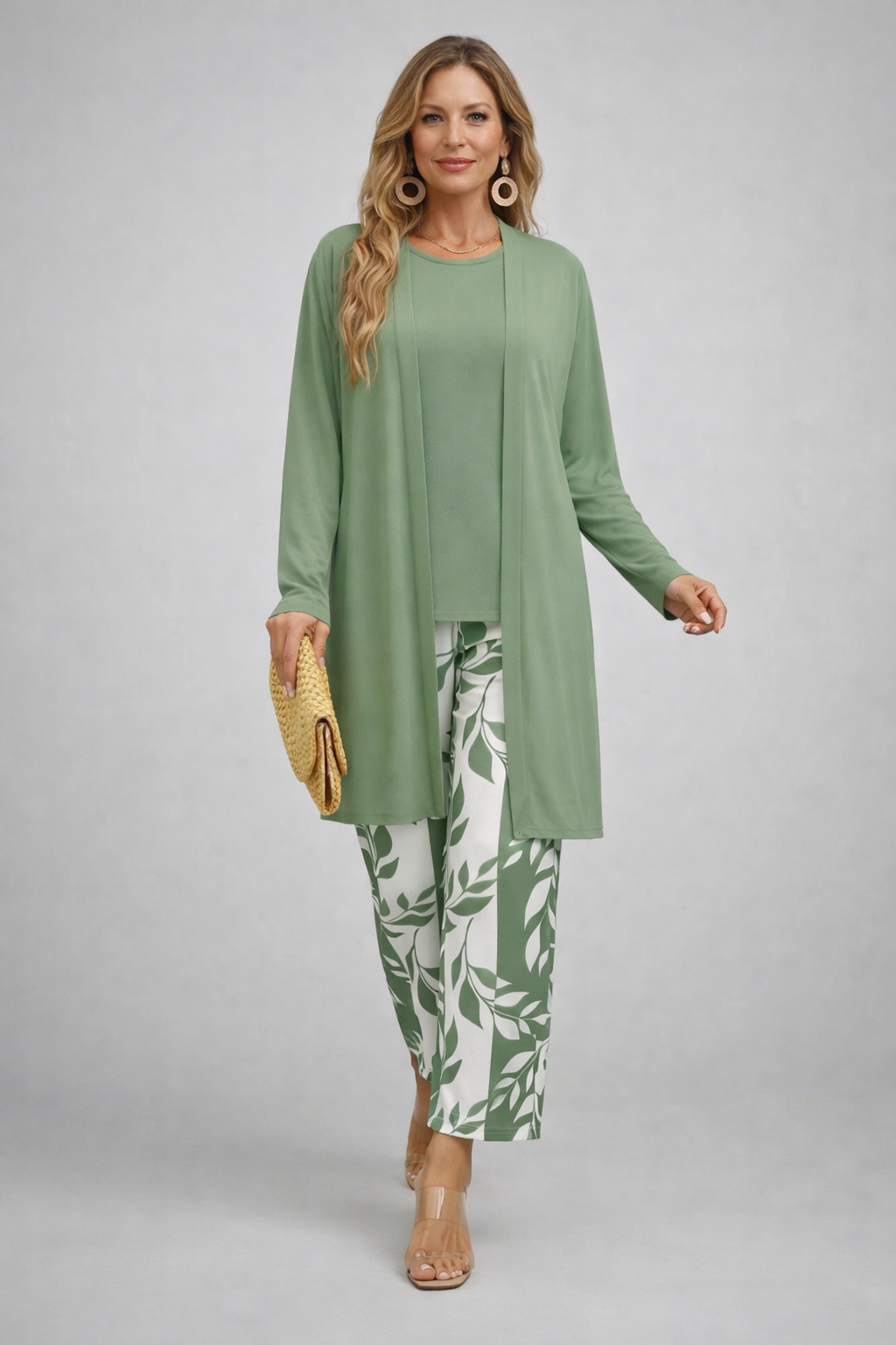 Eirwen | Ensemble 3 pièces vert