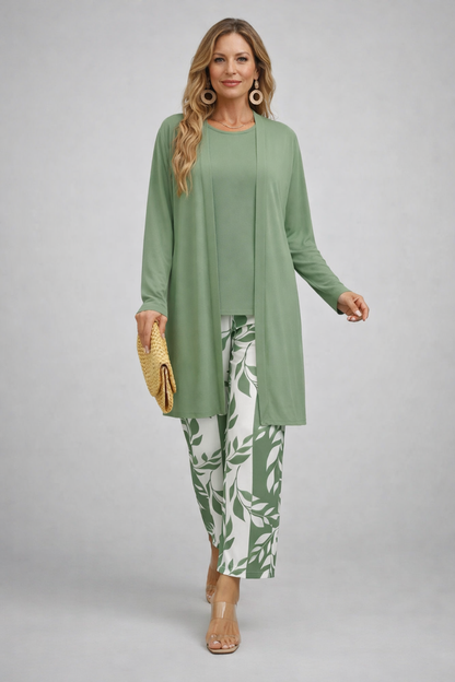 Eirwen | Ensemble 3 pièces vert
