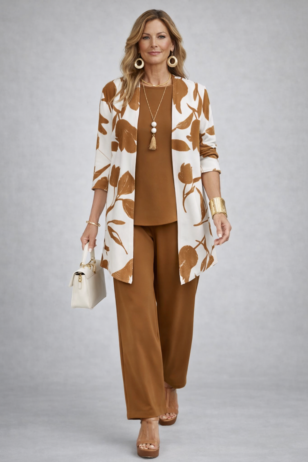 Esmeray | Ensemble 3 pièces marron