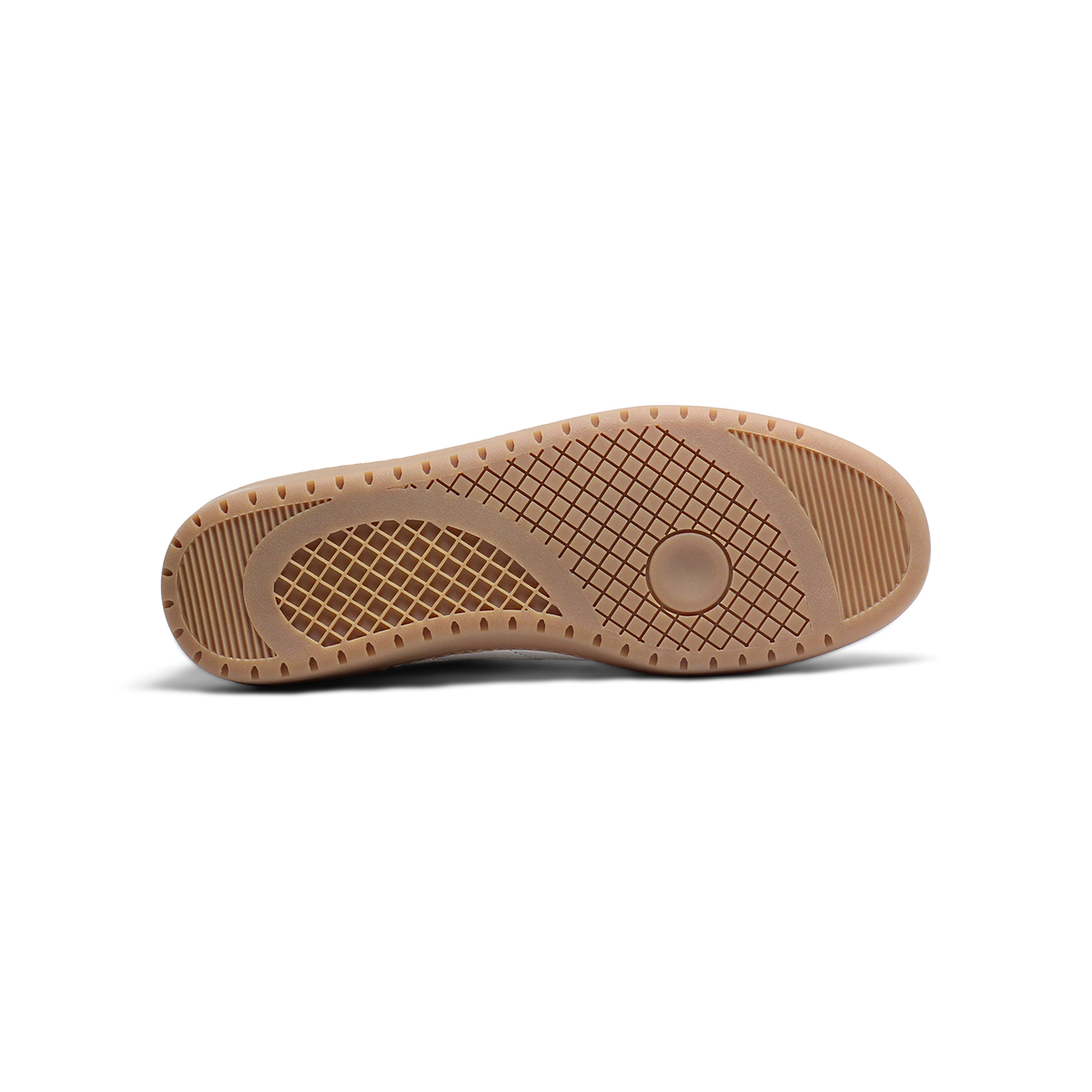 Nathan | Baskets en cuir grainé blanc