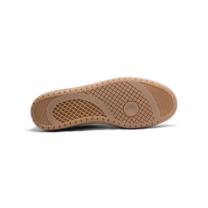 Nathan | Baskets en cuir grainé blanc