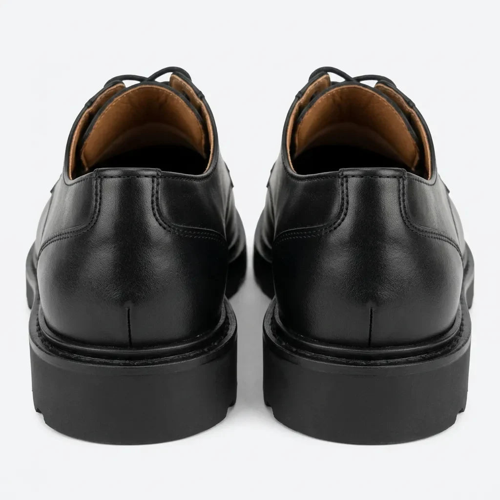 Gabriel | Derby en cuir noir