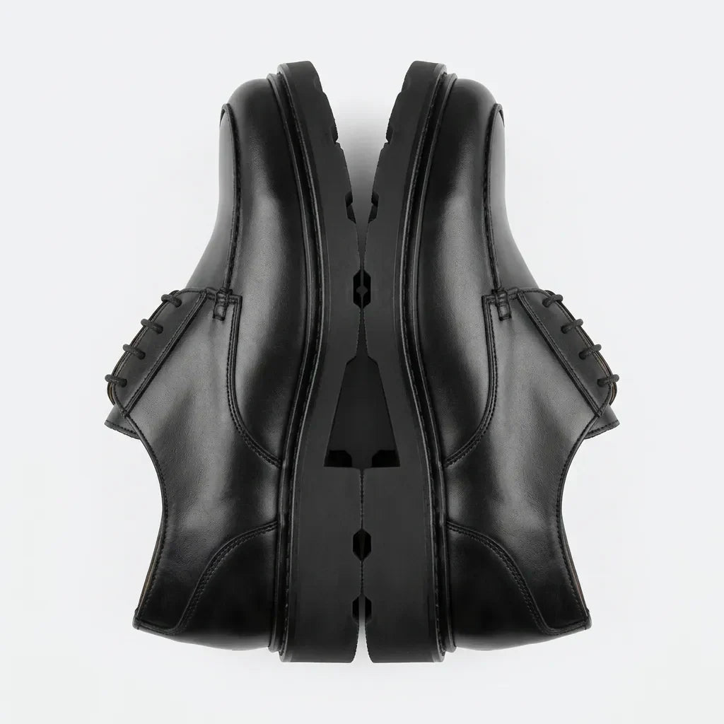 Gabriel | Derby en cuir noir