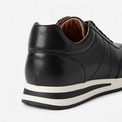 Hugo | Baskets en cuir noir