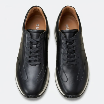 Hugo | Baskets en cuir noir