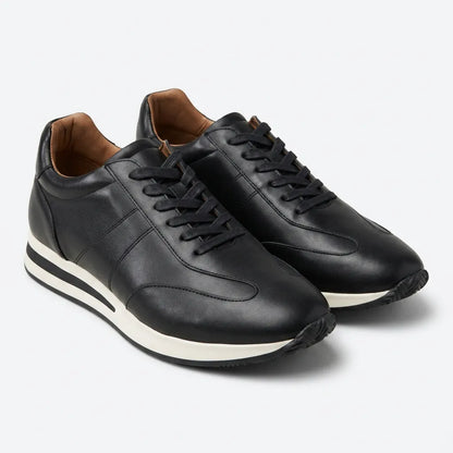 Hugo | Baskets en cuir noir