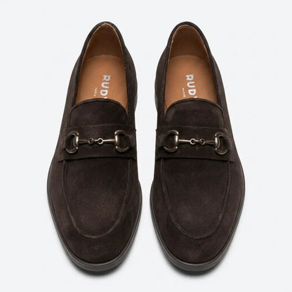 Mathéo | Mocassin en velours taupe