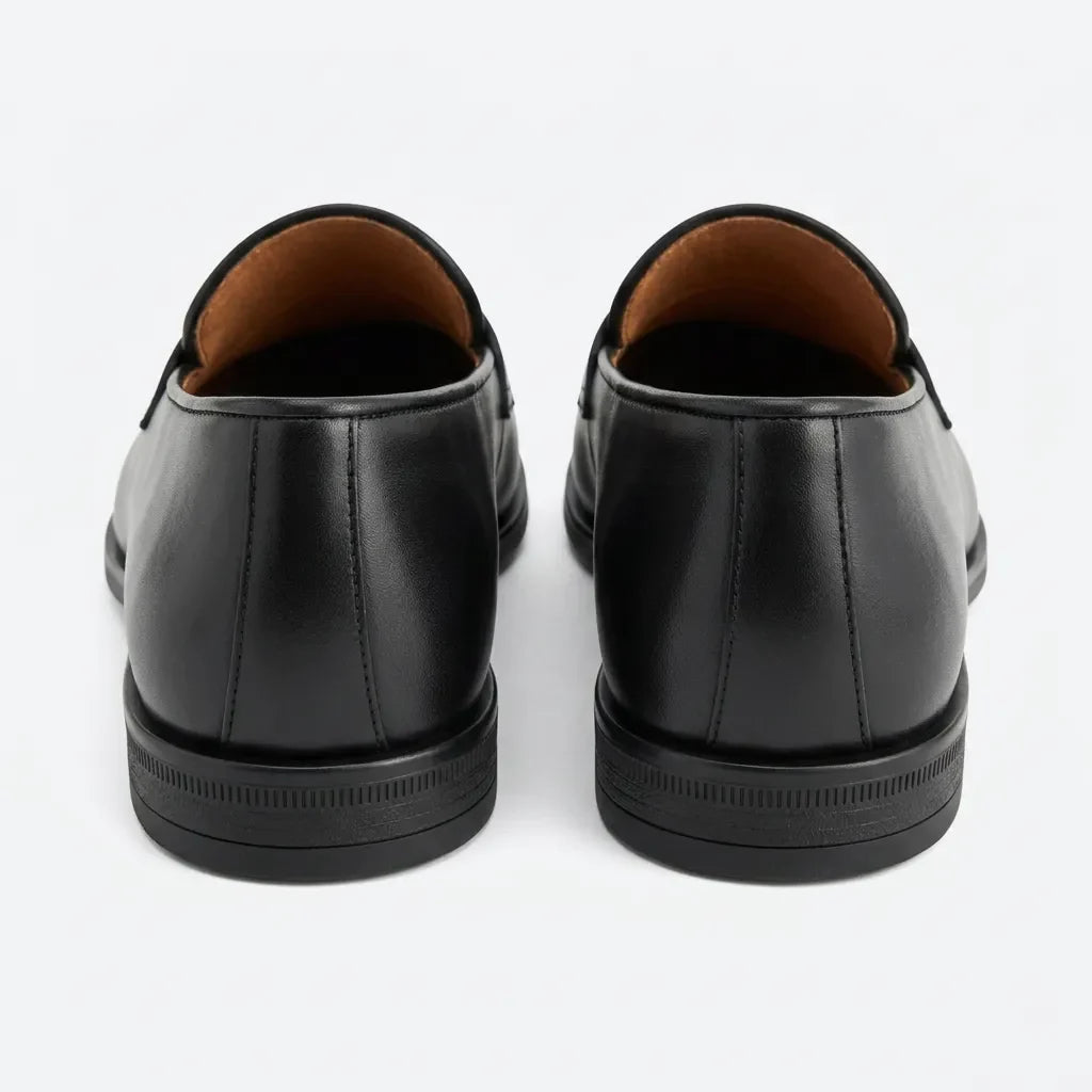 Raphaël | Mocassin en cuir noir