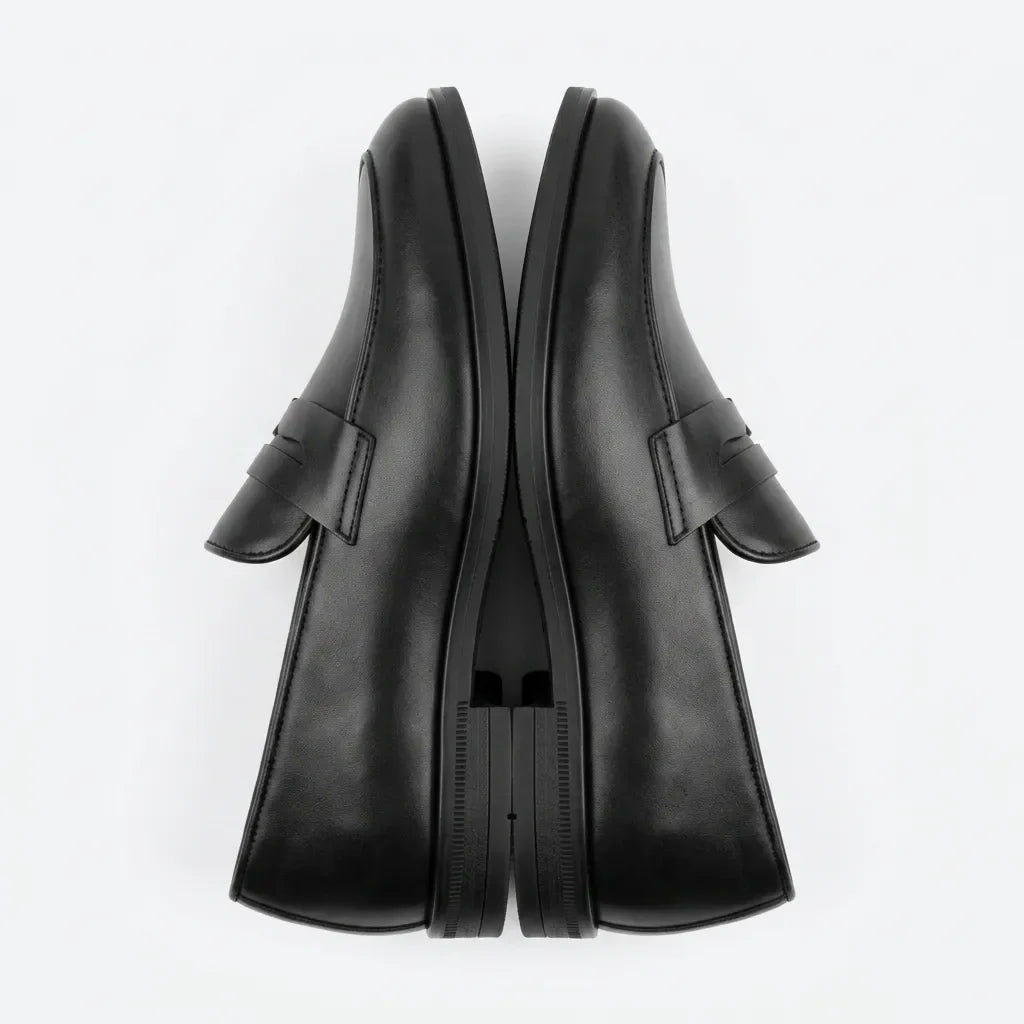 Raphaël | Mocassin en cuir noir