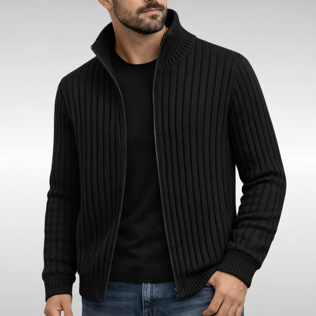 Gilet zippé élégant classique