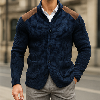 Blazer en maille texturée