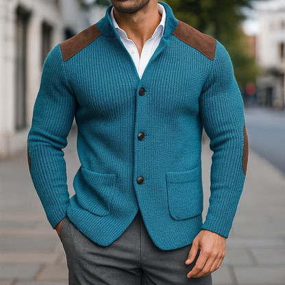 Blazer en maille texturée