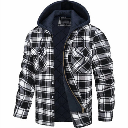 Manteau chaud pour homme en mélange de laine premium