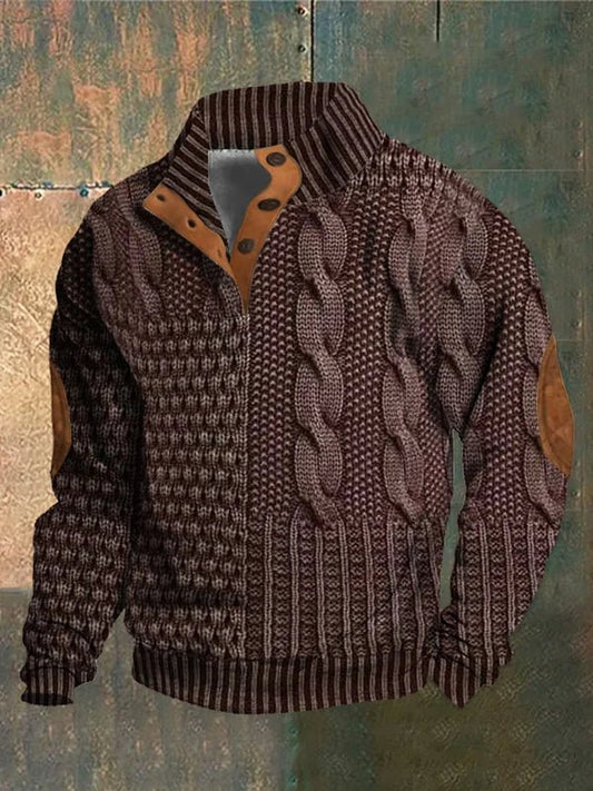 Pull imprimé vintage