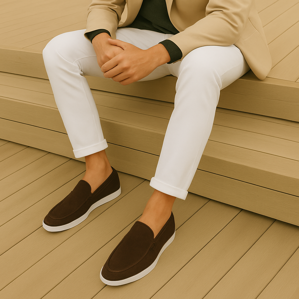 Mocassins élégantes Nové – Daim Premium