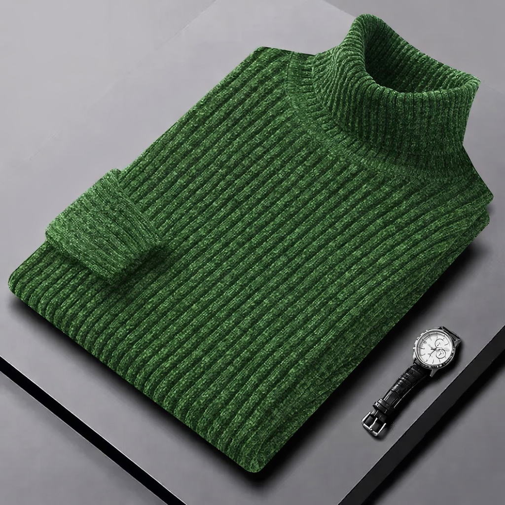 Pull col roulé pour homme