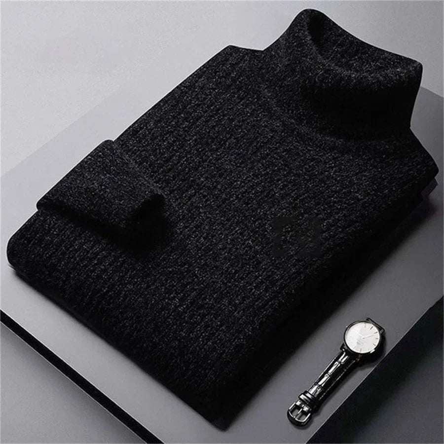 Pull col roulé pour homme