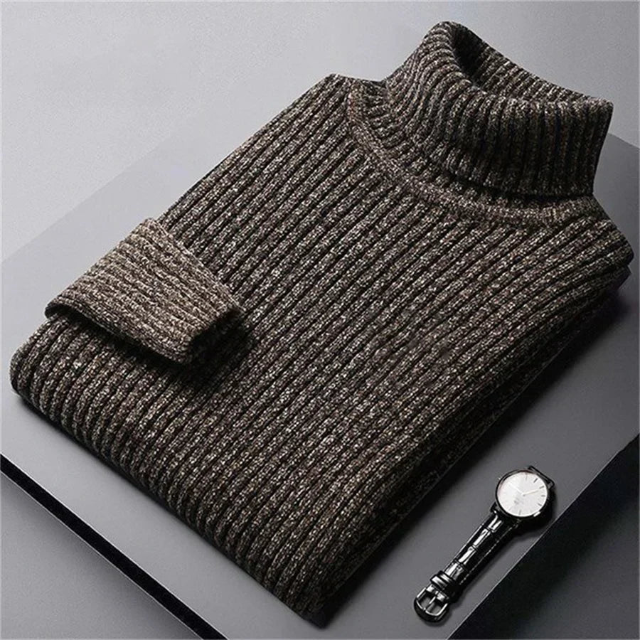 Pull col roulé pour homme