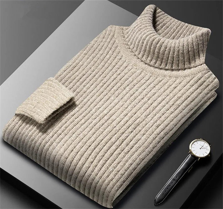 Pull col roulé pour homme