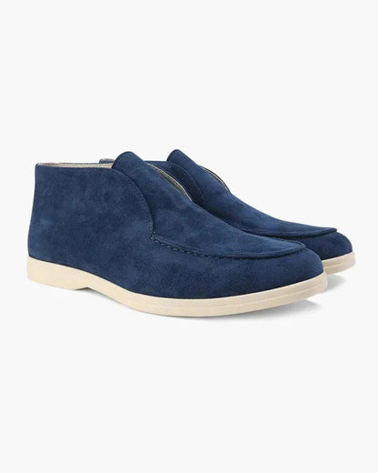 Mocassins hauts en daim