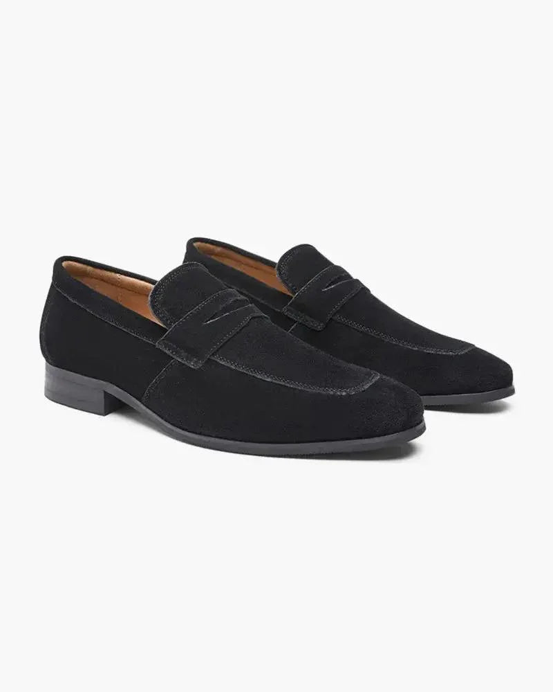 Mocassins penny en daim