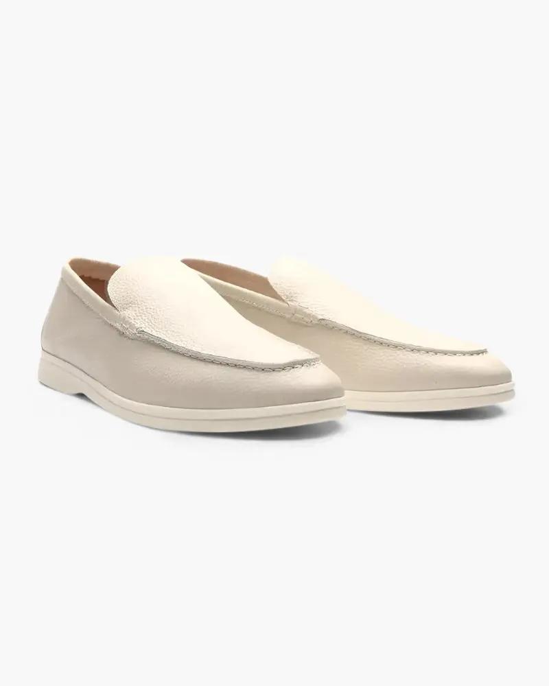 Mocassins en cuir de vachette