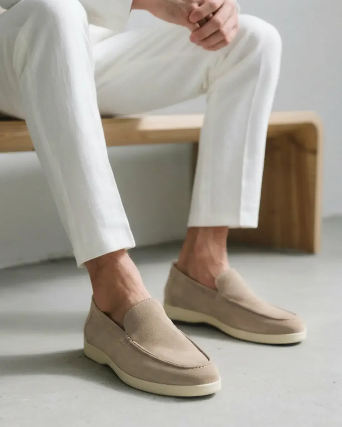 Mocassins en daim classiques