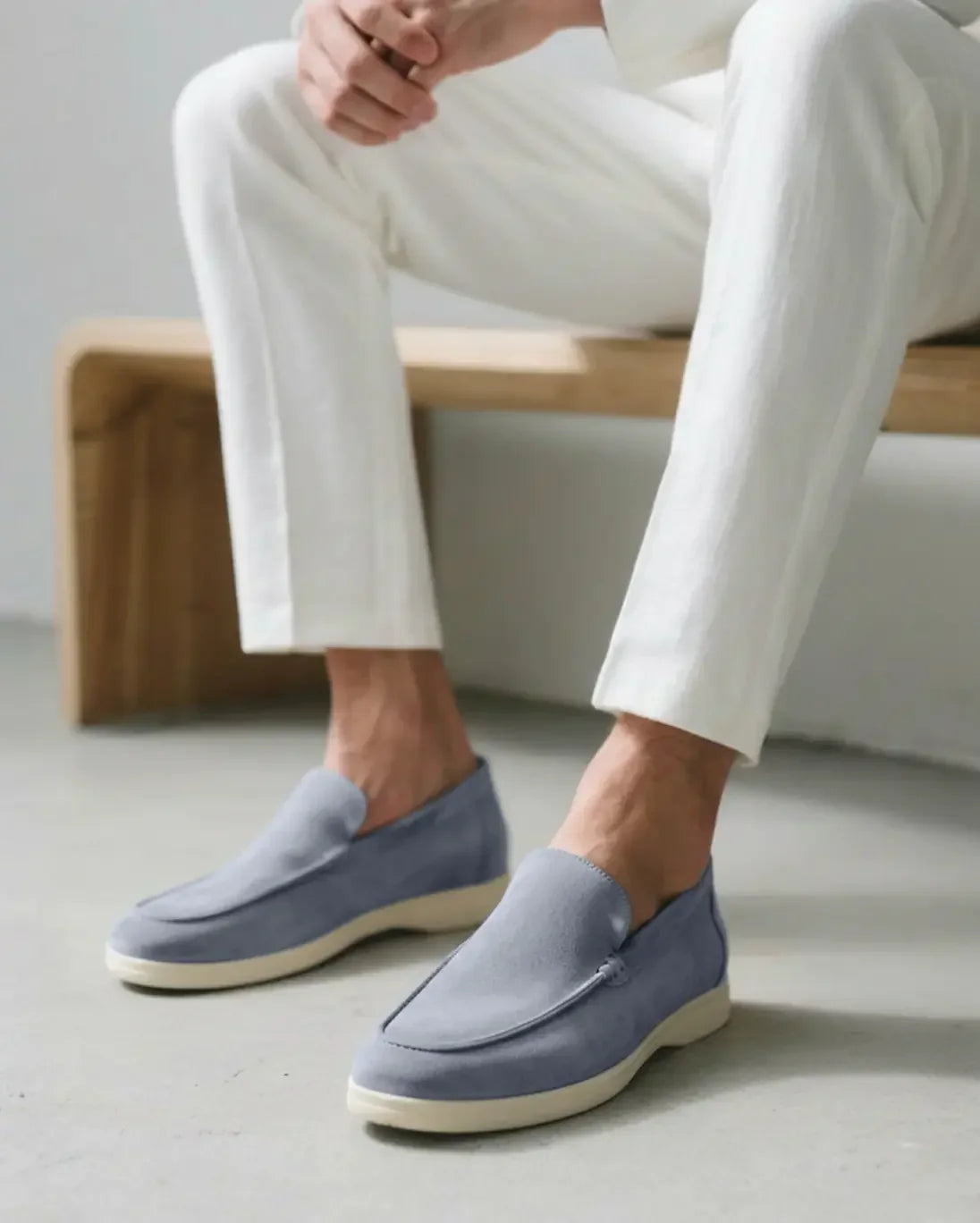 Mocassins en daim classiques