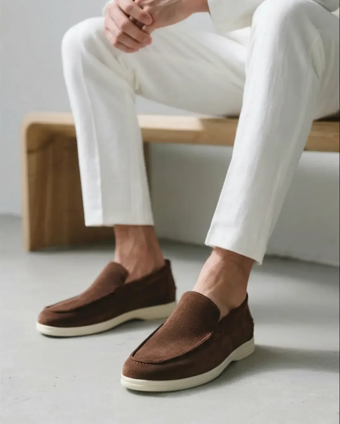 Mocassins en daim classiques