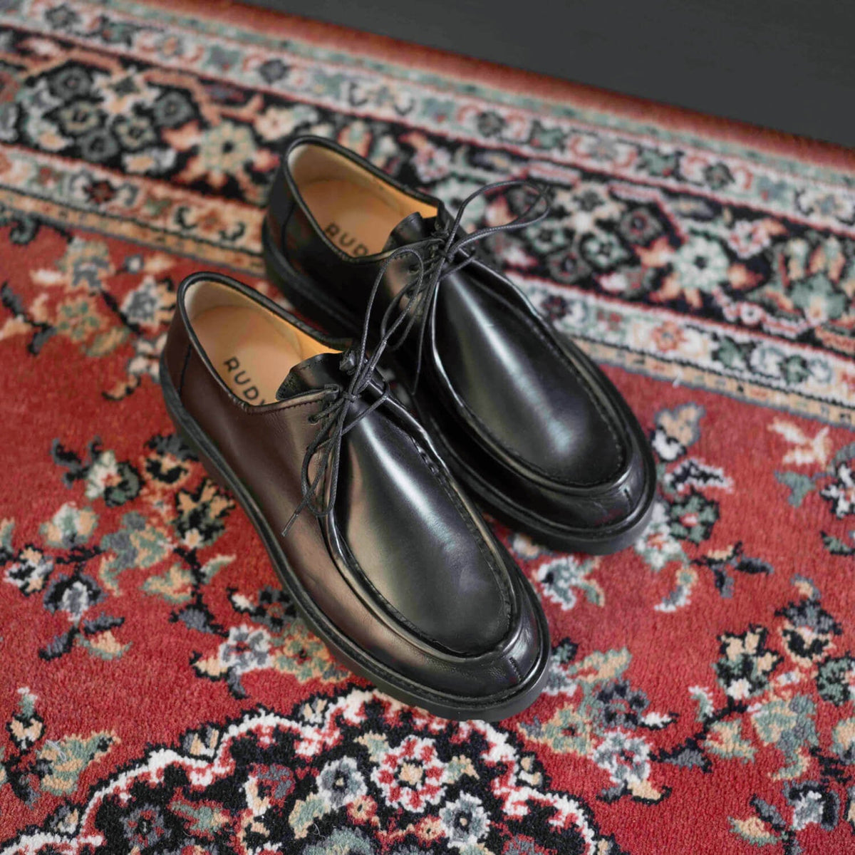 Antoine | Derby en cuir noir