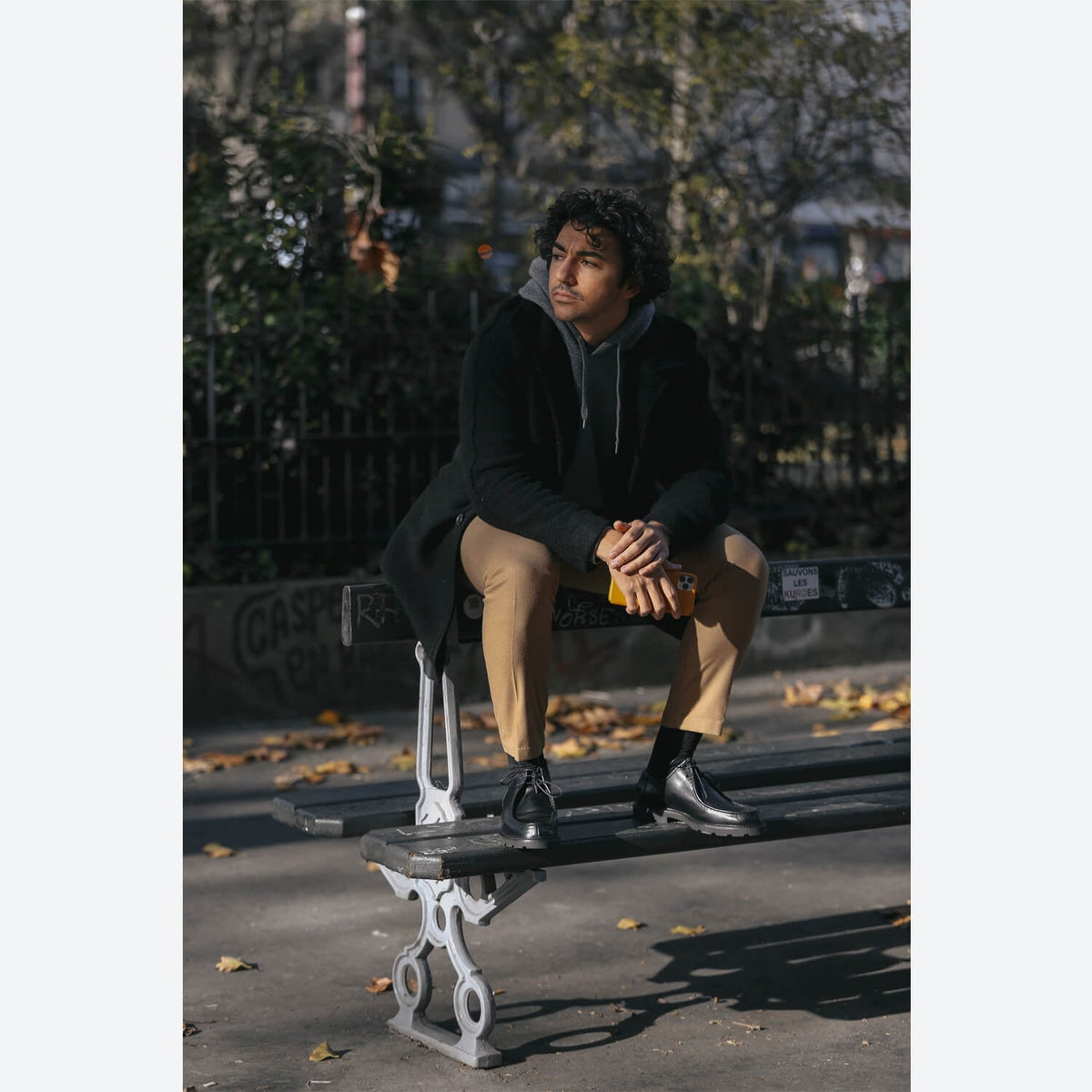 Antoine | Derby en cuir noir
